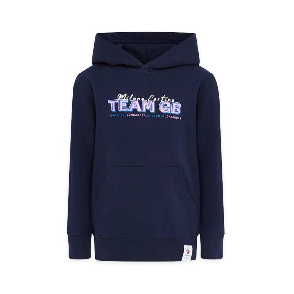 Team GB Winter Olympics Milano Cortina 2026 Kids Hoodie - Navy
