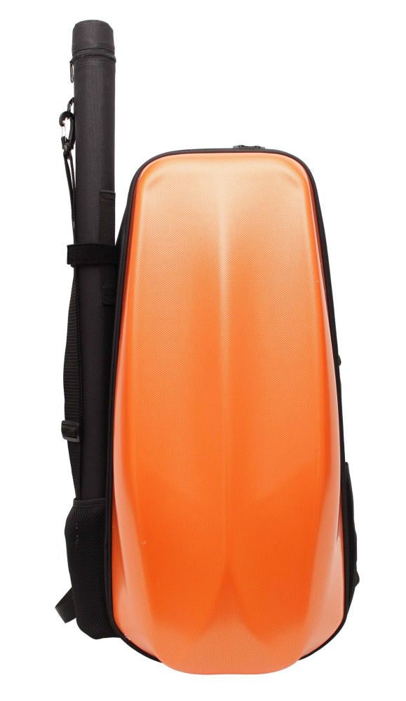 GSJ Pc Backpack Violin Case With Bow Holder 4/4 - Orange