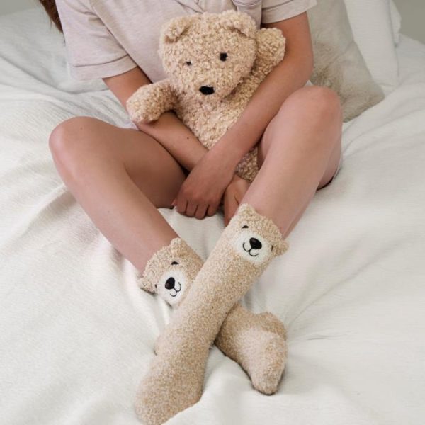 totes toasties Ladies Bear Mini Hot Water Bottle & Super Soft Socks Set