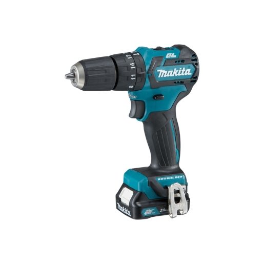 Makita CXT 12V Cordless Brushless Combi Drill 2 X 2.0Ah Li-Ion Batteries HP332DSAJ