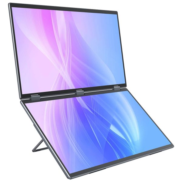 BE185CF | Stacked Monitor Laptop Dual Screen Folding 18 Inch
