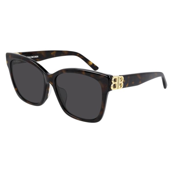 Balenciaga BB0102SA 002 Asian Fit Sunglasses