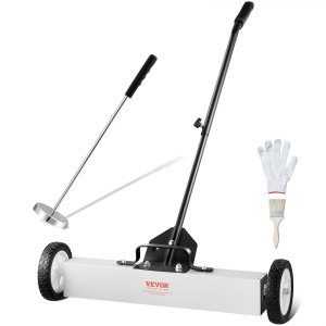 VEVOR 24-Inch Magnetic Sweeper with Wheels