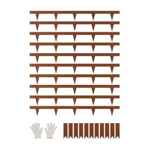 VEVOR Steel Landscape Edging, 10 Packs 40 x 4.5 in