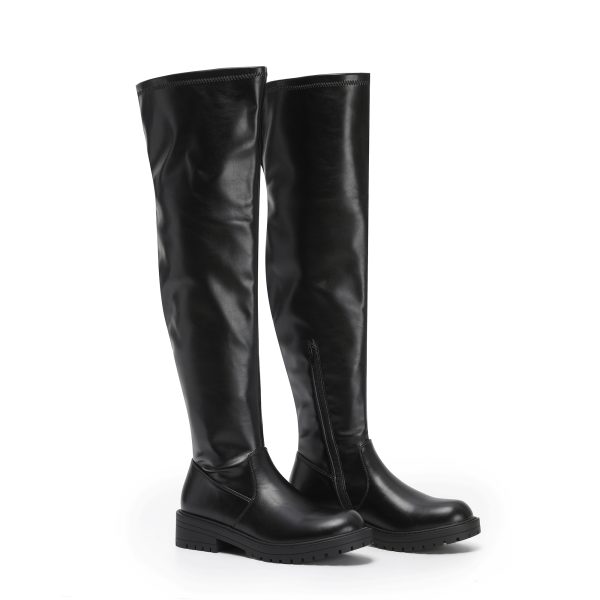 DAKOTA: Thigh High Over Knee Flat Riding Boots
