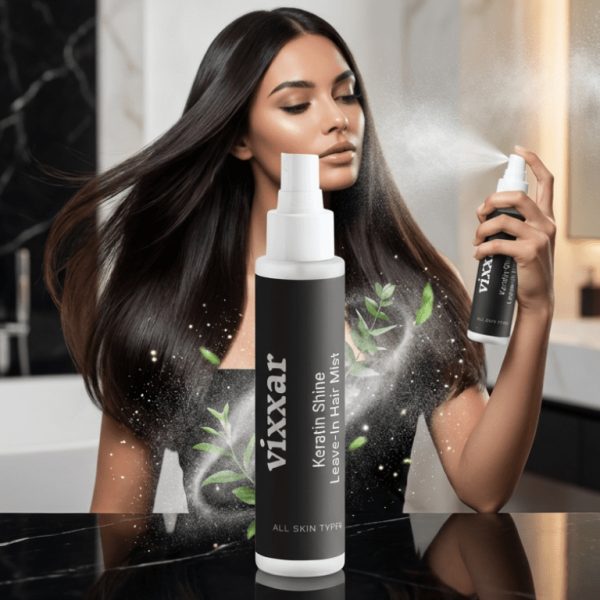 Keratin Shine Leave-In Hair Mist 100ml – Keratin & Lactic Acid, Silicone-Free