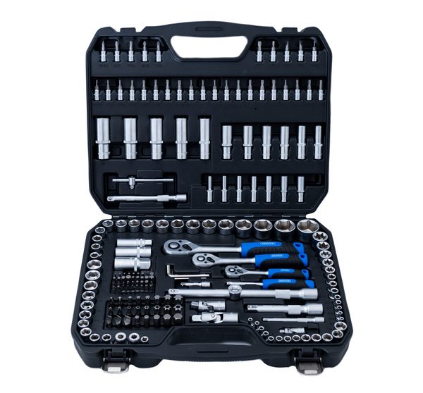 Draper Ratchet and Socket Set 1/4'', 3/8'' and 1/2'' - 188pcs