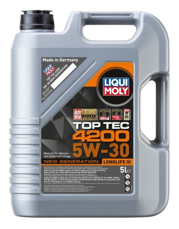 Engine oil Liqui Moly Top Tec 4200 5W30 C3 5L