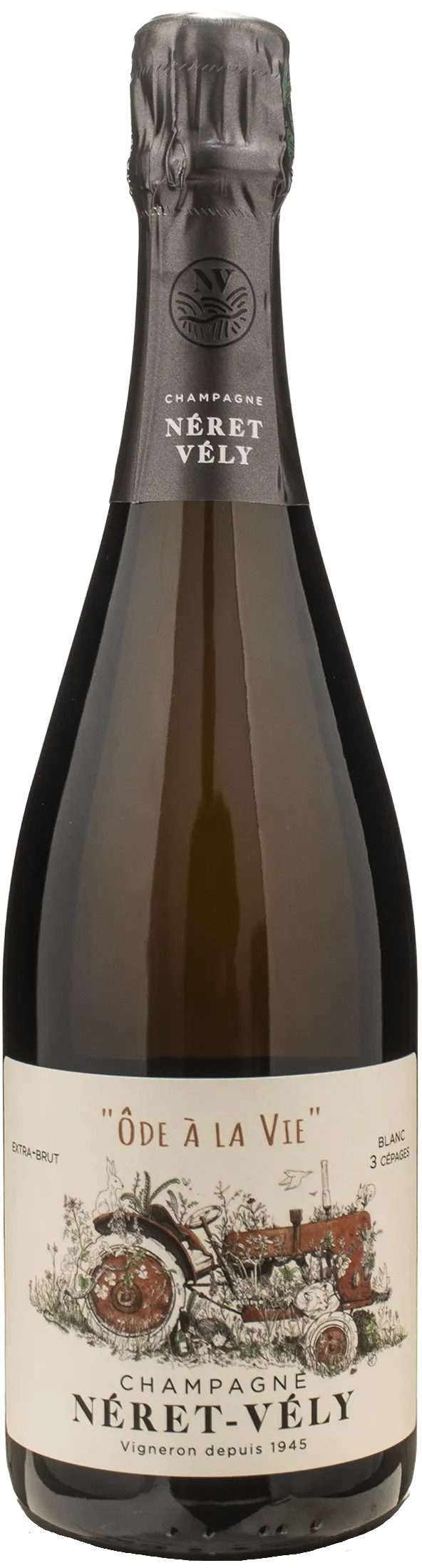 Neret Vely Champagne Blanc de Noirs Ode a la Vie Extra Brut