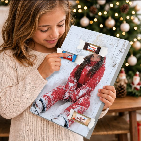 Personalised Kinder Chocolate Advent Calendar